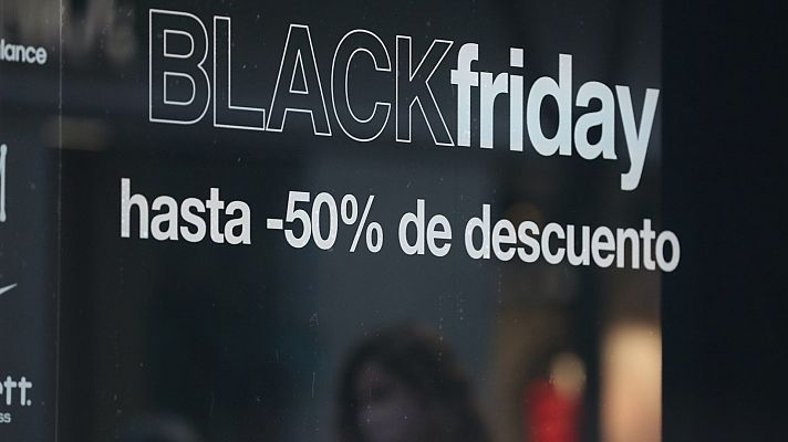 Telediario 1 - La falta de stock y los descuentos agresivos complican el Black Friday para el pequeño comercio