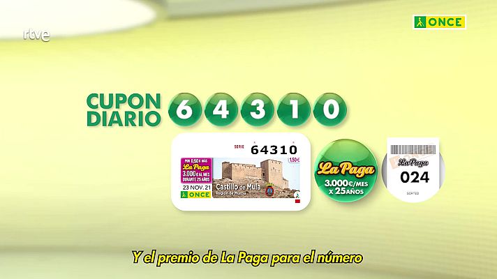 Sorteos ONCE - Sorteo ONCE - 23/11/21