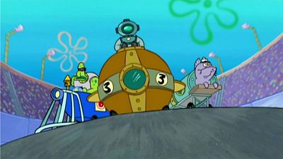 Loca carrera de demolición - Bob Esponja
