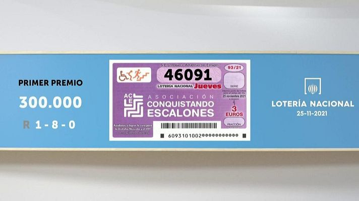 SELAE - Sorteo de la Lotería Nacional del 25/11/2021