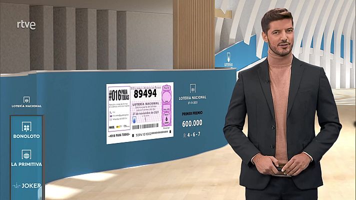 Loterías - Sorteo de la Lotería Nacional del 27/11/2021