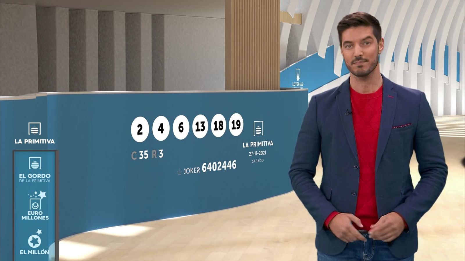 Sorteo de la Bonoloto y Primitiva del 27/11/2021 - ver ahora