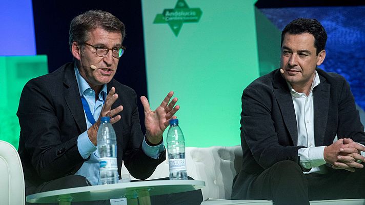 Telediario Fin de Semana - Nuñez Feijóo pide "bajar el ruido" ante la situación interna que vive el PP