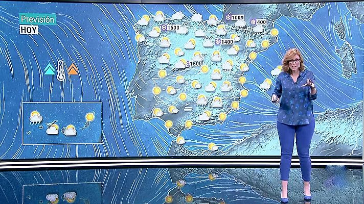 El tiempo - Ascenso de temperaturas generalizado en toda la Península y lluvias abundantes en el norte