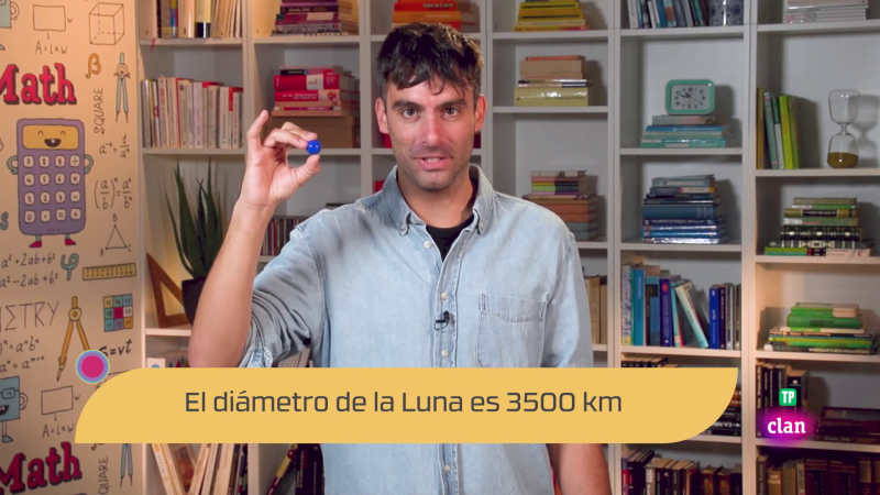 MATEM�TICAS - El tama�o de la luna - Aprendemos en Clan | Ver