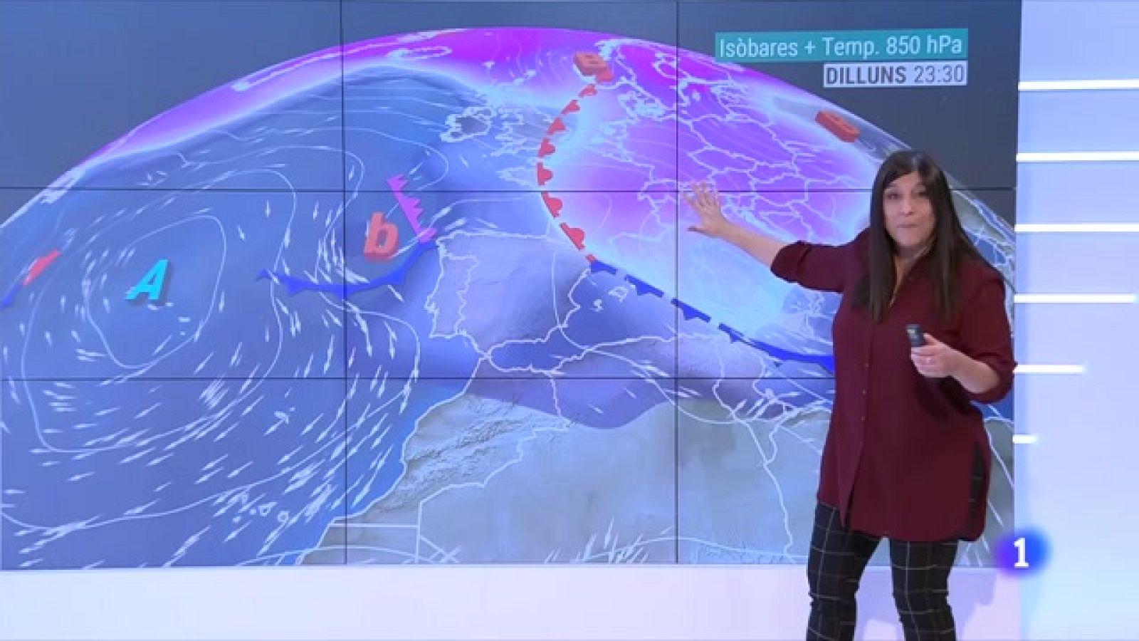 El Temps (27/11/2021) - Molta neu al Pirineu, vent fort, sol i fred
