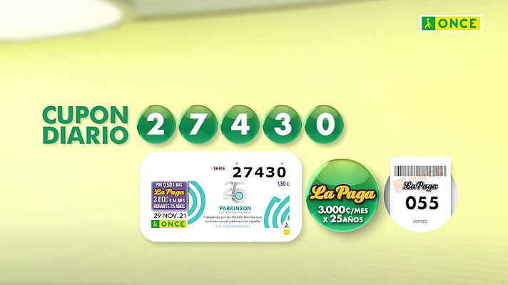 Sorteos ONCE - Sorteo ONCE - 29/11/21