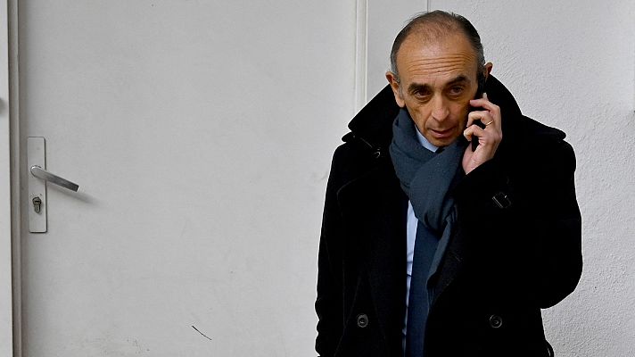 Telediario 1 - El ultraderechista Éric Zemmour se presenta candidato a las presidenciales francesas