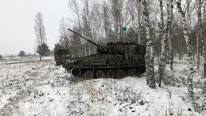 Telediario 2 - El despliegue militar en la frontera ucraniana aumenta el pulso entre Rusia y la OTAN