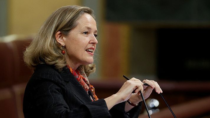 Informativo 24h - PP y Vox cargan contra Calviño porque el país "lidera el índice de miseria" y le piden que gobierne para la "España real"