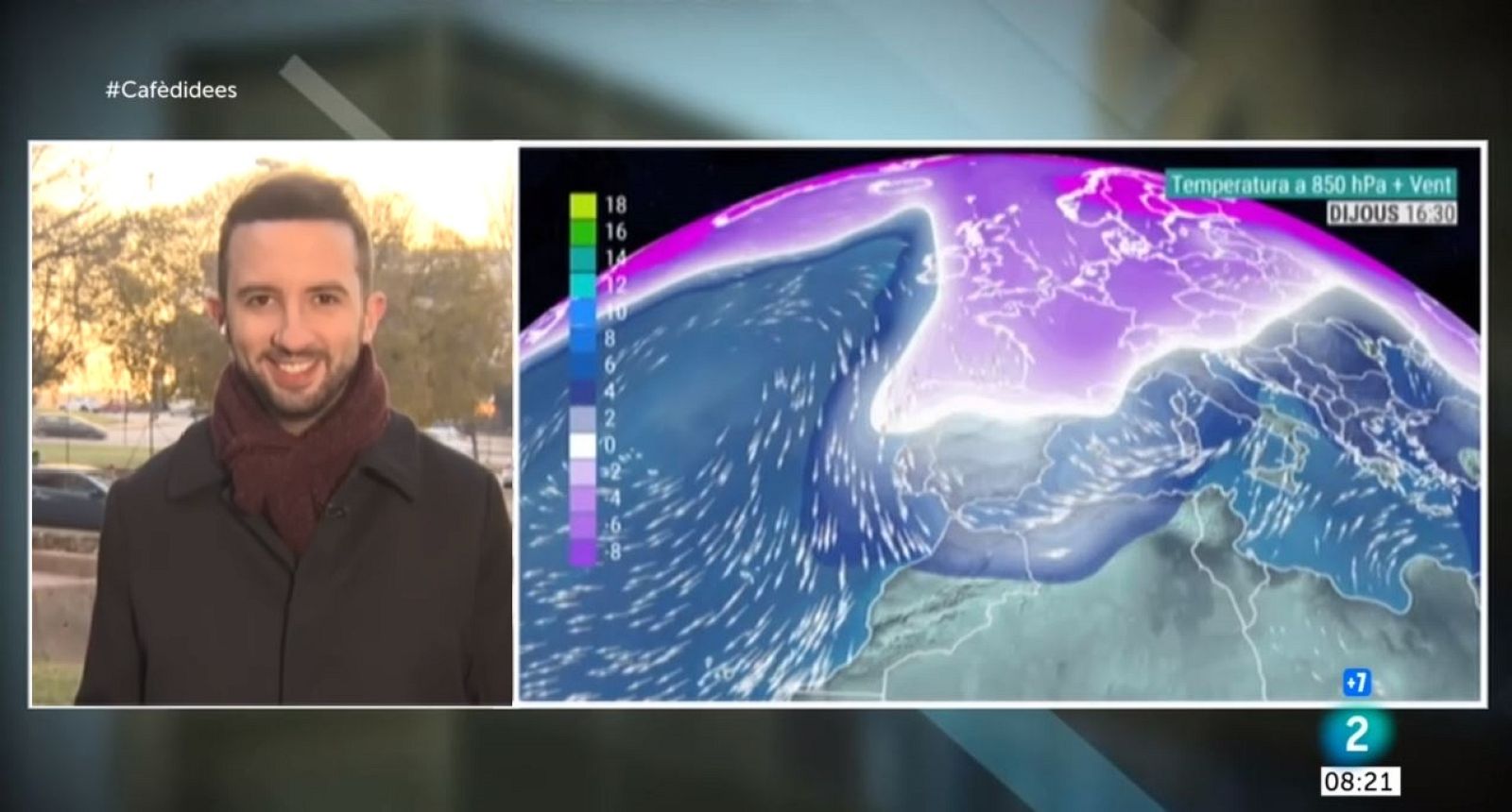 El Temps (01/12/2021) - El cel quedarà ennuvolat a la tarda i el vent de l'oest s'intensificarà al centre i sud de Catalunya