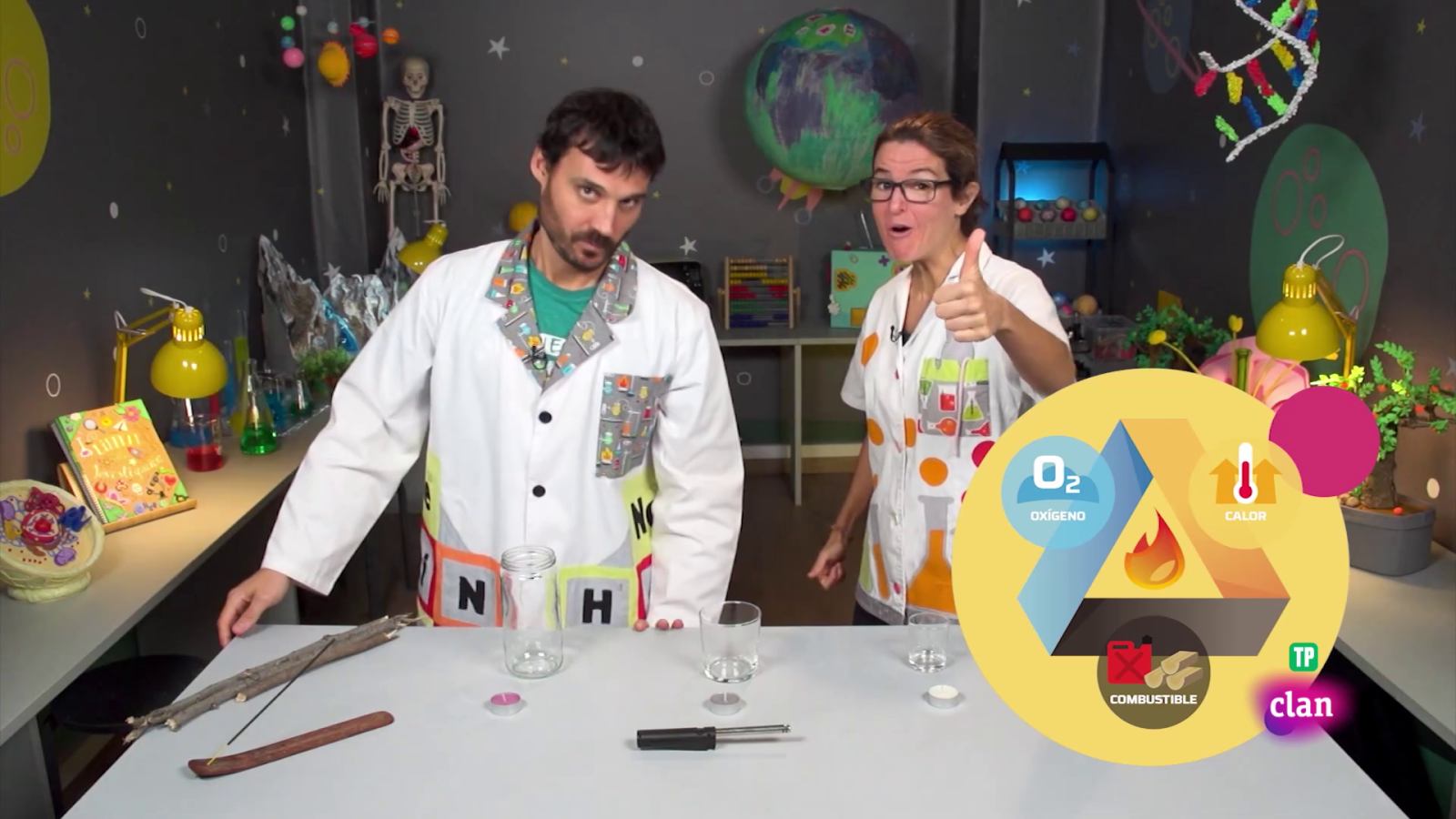 CIENCIAS NATURALES - El triángulo del fuego - Aprendemos en Clan | Ver