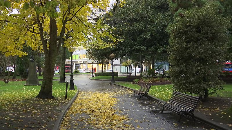 Lluvias y chubascos localmente fuertes o persistentes en el área cantábrica