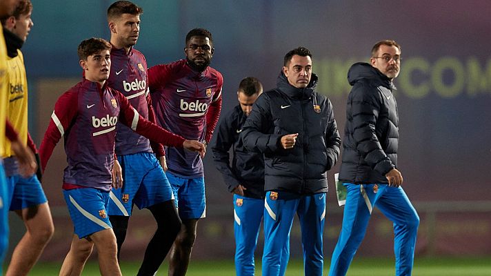 Telediario Matinal - Xavi y la plantilla del Barça unen fuerzas de cara a Múnich en una cena