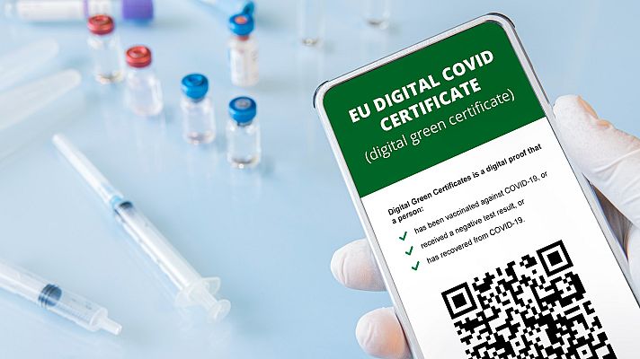 Telediario 2 - El pase covid, una herramienta util para los epidemiólogos pero que tiene pros y contras