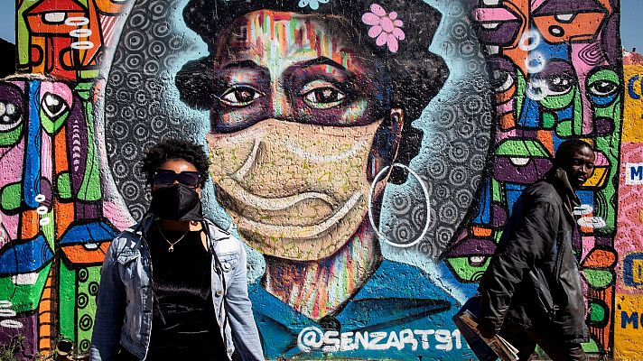 Telediario 1 - Sudáfrica afronta un súbito aumento de los casos de COVID-19