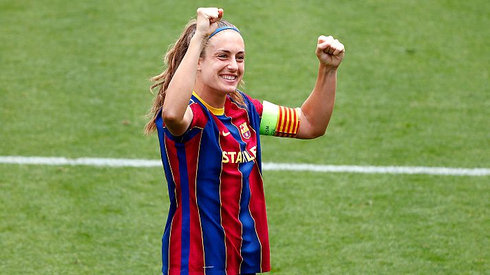 Telediario 2 - Alexia Putellas, referente para las niñas en Mollet del Vall