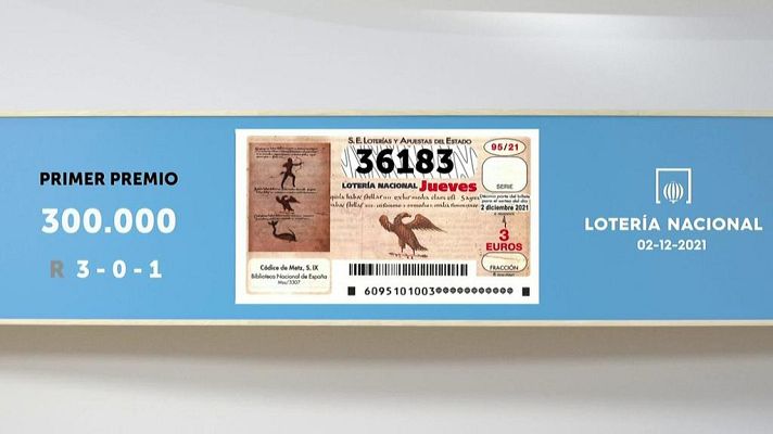 SELAE - Sorteo de la Lotería Nacional del 02/12/2021