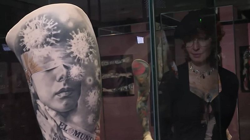 La exposición 'Tattoo. Arte bajo la piel' lleva  la historia del tatuaje al CaixaForum