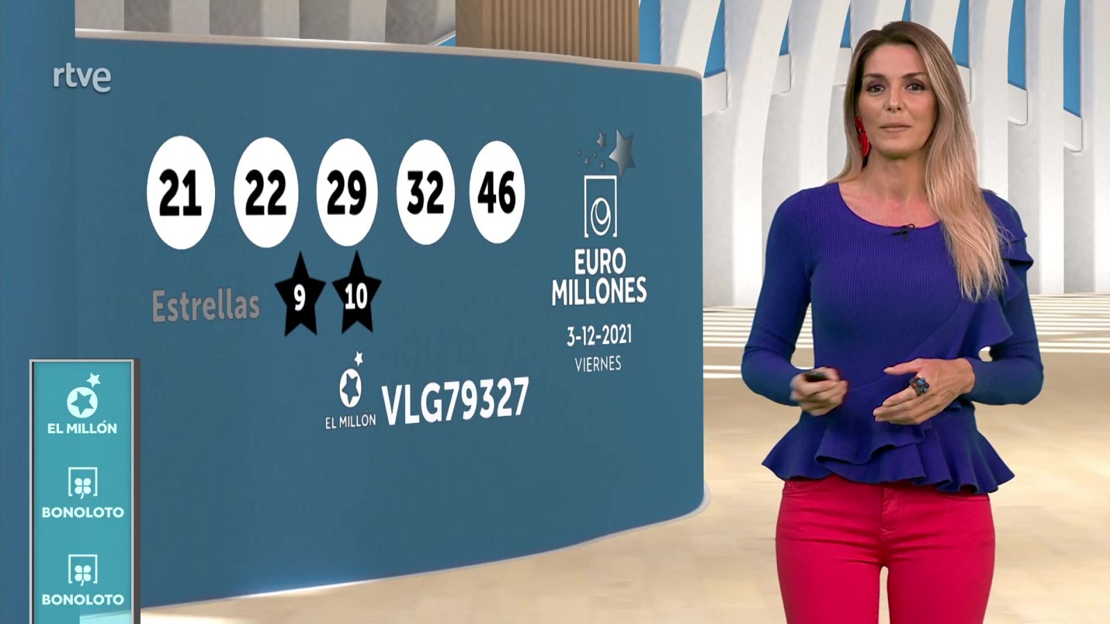 Sorteo de la Bonoloto y Euromillones del 03/12/2021 - ver ahora