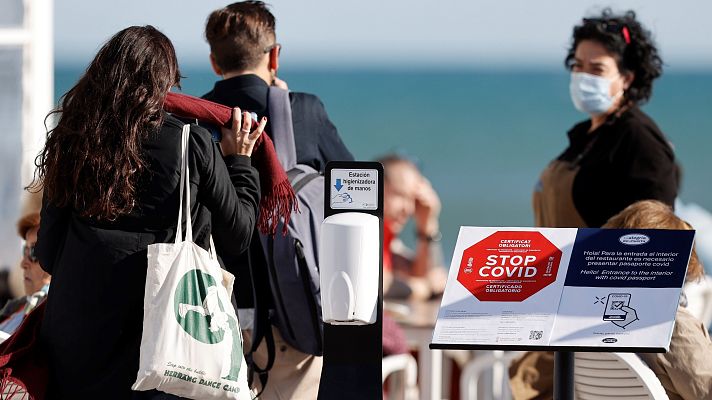 Telediario Fin de Semana - Nueve comunidades que exigen pasaporte COVID