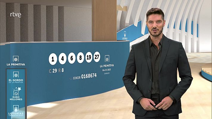 Loterías - Sorteo de la Bonoloto y Primitiva del 04/12/2021