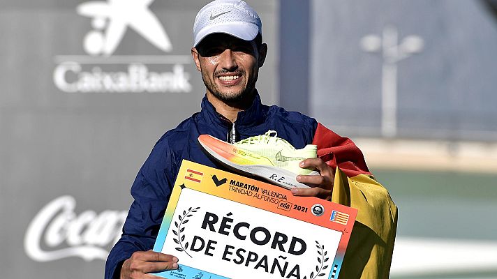 Telediario Fin de Semana - Ben Daoud, de polizón al récord de España de maratón