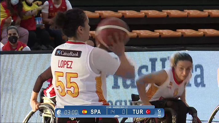 Baloncesto en silla de ruedas - Baloncesto en silla de ruedas - Campeonato de Europa femenino: España - Turquía