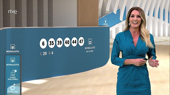 Loterías - Sorteo de la Bonoloto del 06/12/2021