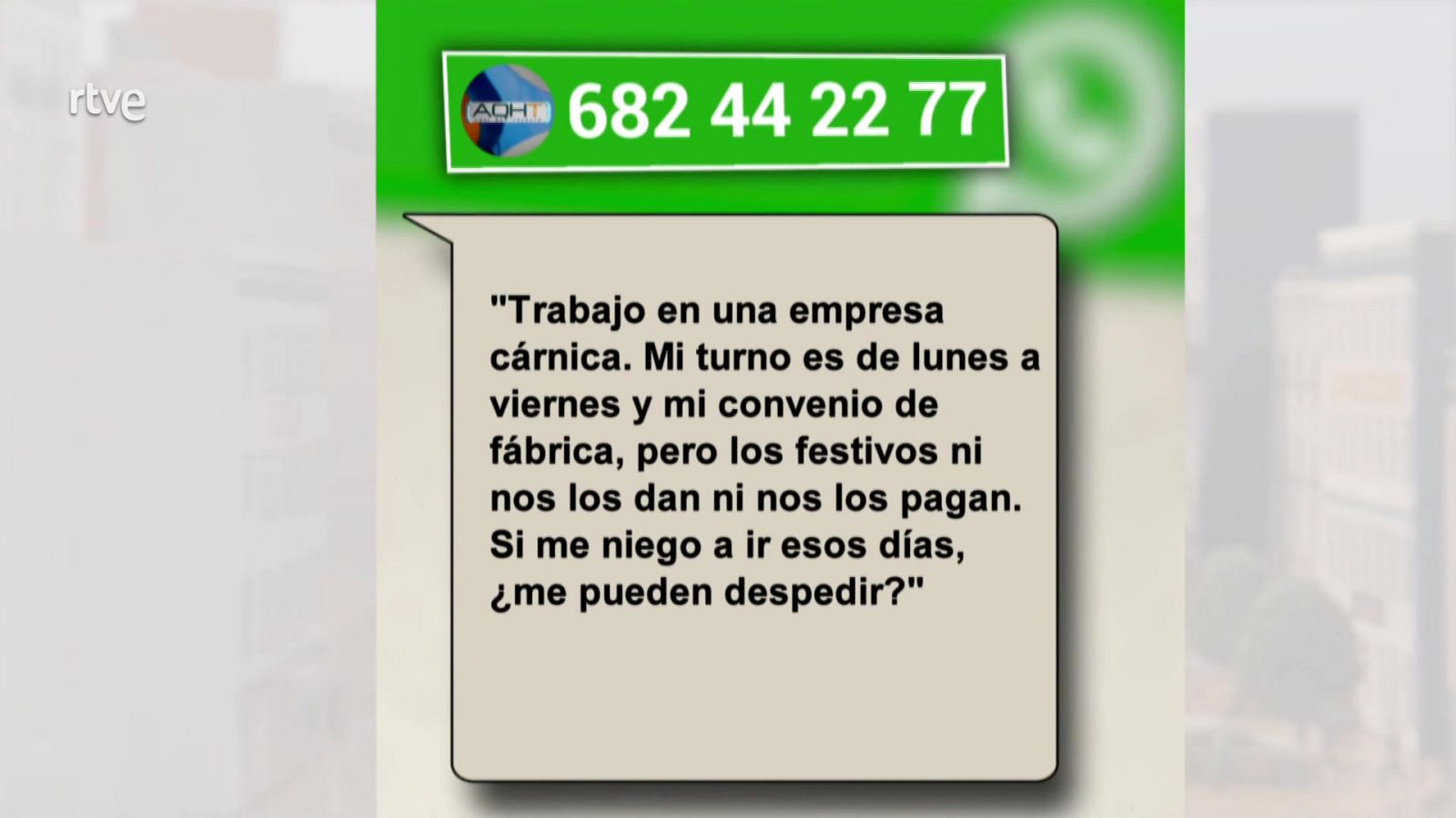 Aquí hay trabajo - ¿Me pueden despedir por negarme a trabajar en festivo? - ver ahora