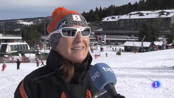 L'Informatiu - La neu i el vent donen treva per un pont d'esquí al Pirineu