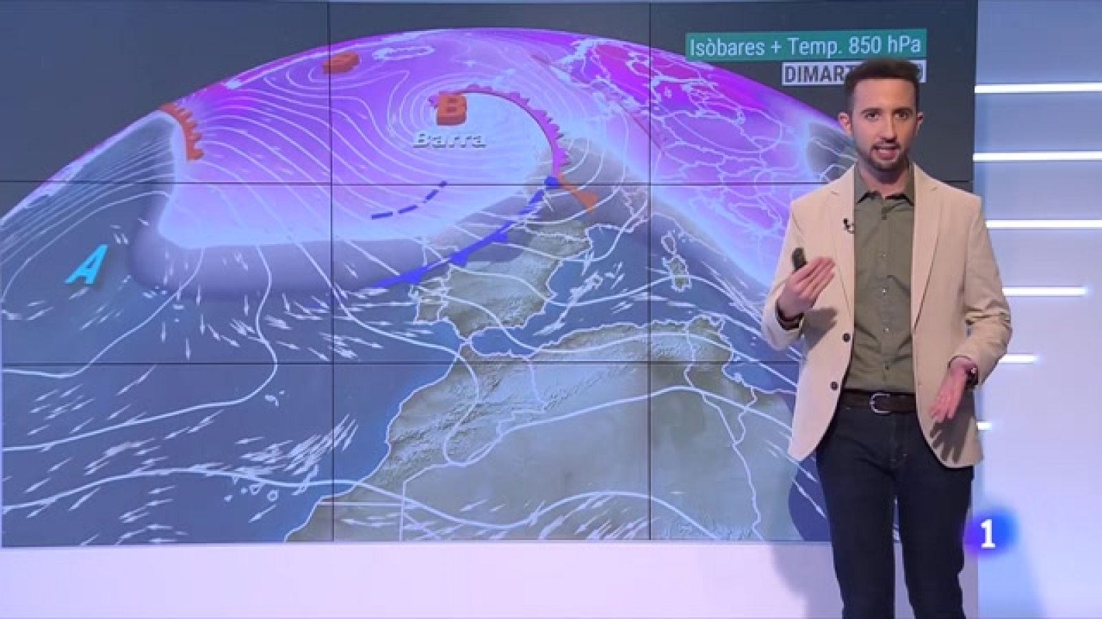 El Temps (07/12/2021) - Arriba una nova i important nevada al Pirineu i fort vent