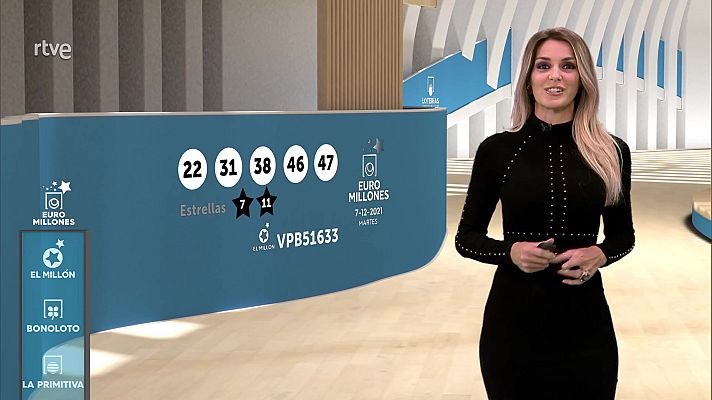 Loterías - Sorteo de la Bonoloto y Euromillones del 07/12/2021