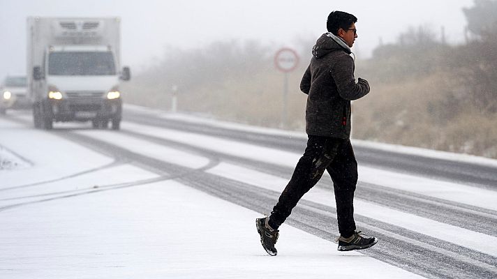 El tiempo - Siete comunidades en alerta por viento y nieve
