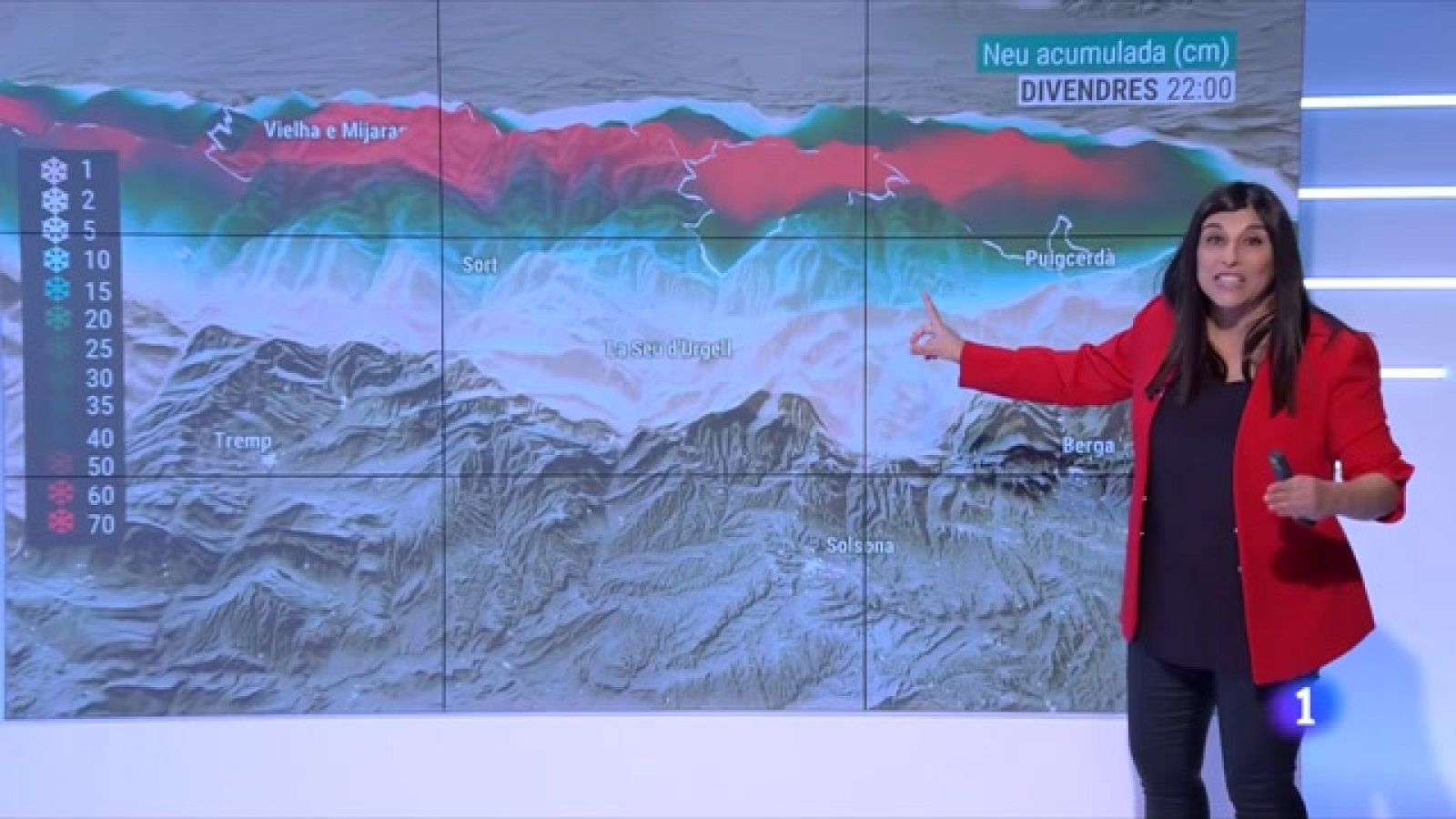 El Temps (09/12/2021) - Més neu al Pirineu i més ventades fortes