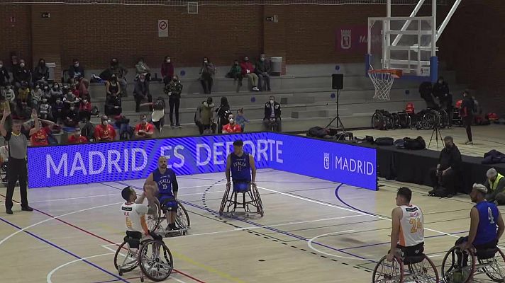 Baloncesto en silla de ruedas - Campeonato de Europa masculino. 1/4 Final: España - Italia