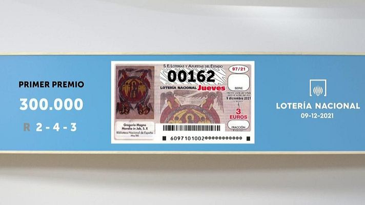 SELAE - Sorteo de la Lotería Nacional del 09/12/2021