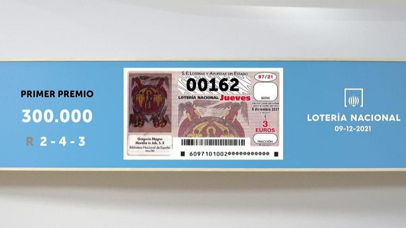 Sorteo de la Lotería Nacional del 09/12/2021 - Ver ahora