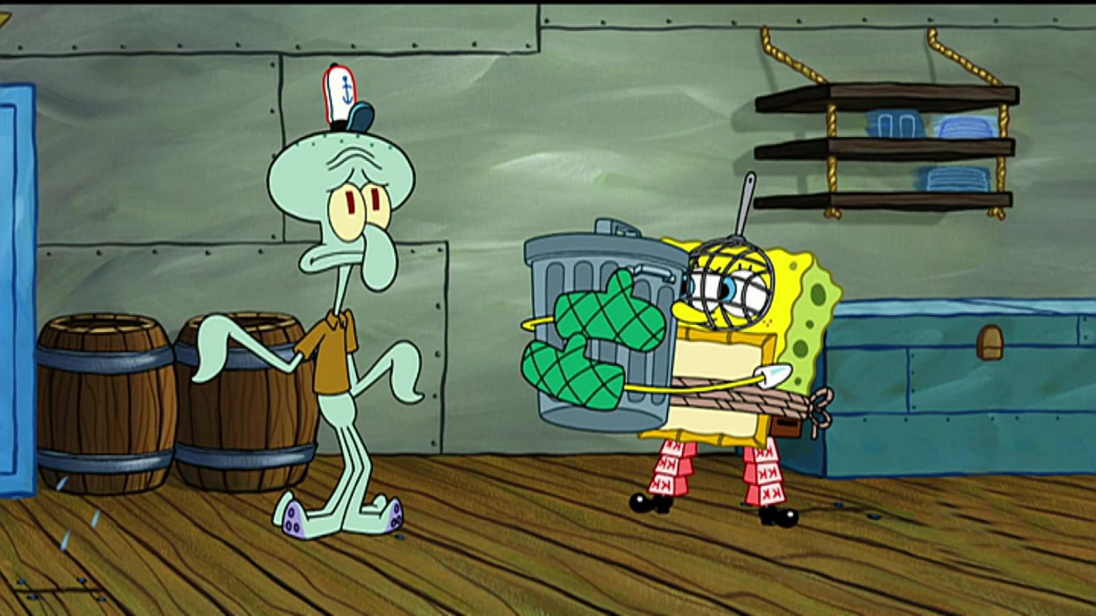 ¡Qué horror, un erizo! - Bob Esponja | Ver