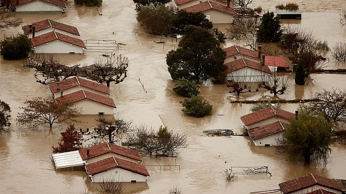Informativo 24h - Las intensas lluvias provocan inundaciones y desbordamientos de los ríos en el norte