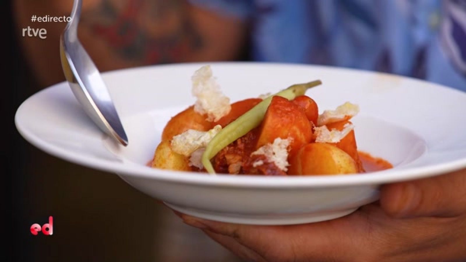 España Directo - Receta de patatas a la riojana en diez minutos al estilo Gipsy