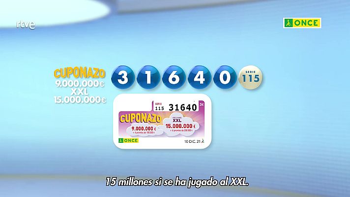 Sorteos ONCE - Sorteo ONCE - 10/12/21