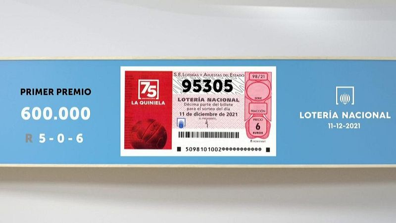Sorteo de la Lotería Nacional del 11/12/2021 - Ver ahora