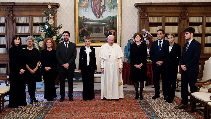 Informativo 24h - El papa recibe a Yolanda Díaz en el Vaticano