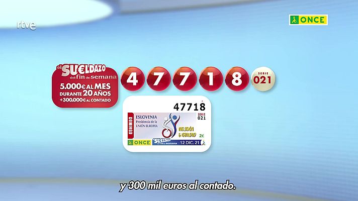 Sorteos ONCE - Sorteo ONCE - 12/12/21