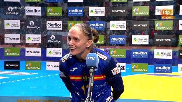 Mundiales de Balonmano - Silvia Navarro: "Era importante pasar con un poco más de moral"