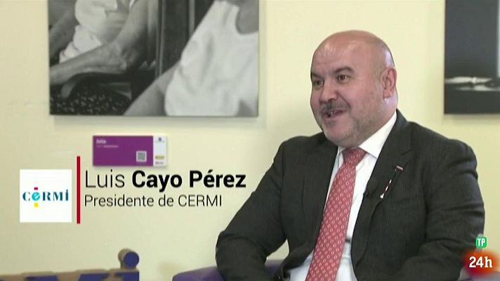 Parlamento - Luis Cayo Pérez, presidente del CERMI
