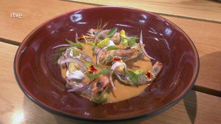 Aquí la Tierra - Elena Furiase cocina chupe de camarón