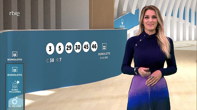 Sorteo de la Bonoloto del 13/12/2021