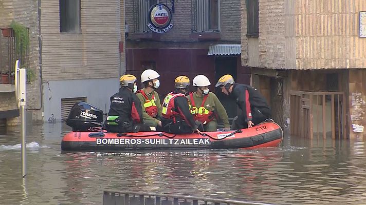 Telenavarra - Son las mayores inundaciones registradas en Navarra en este siglo XXI